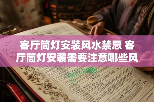 客厅筒灯安装风水禁忌 客厅筒灯安装需要注意哪些风水禁忌