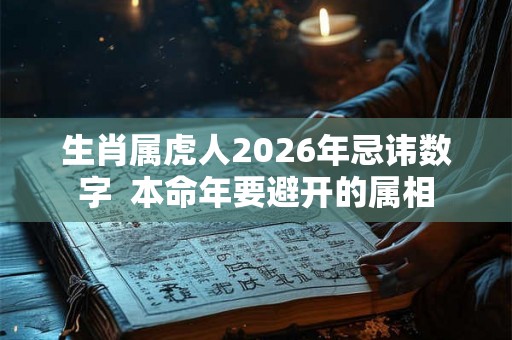 生肖属虎人2026年忌讳数字  本命年要避开的属相