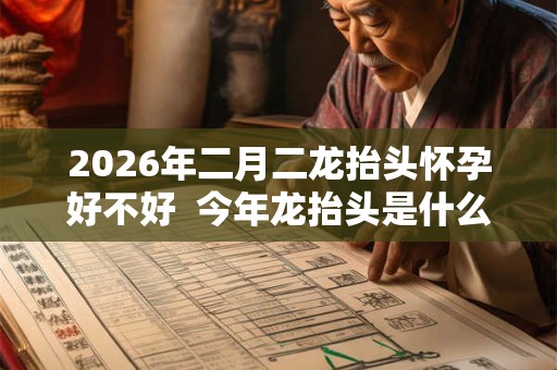 2026年二月二龙抬头怀孕好不好  今年龙抬头是什么时候