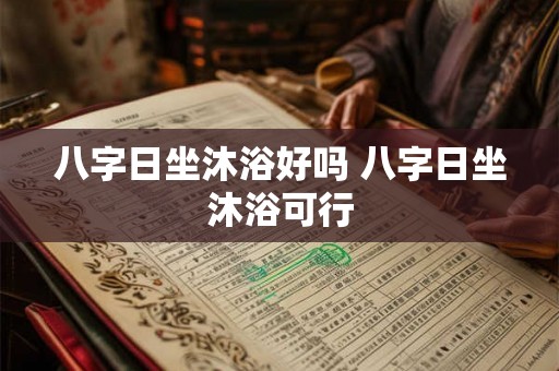 八字日坐沐浴好吗 八字日坐沐浴可行