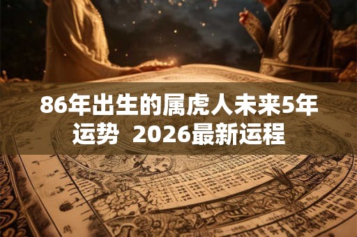 86年出生的属虎人未来5年运势  2026最新运程
