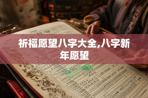 祈福愿望八字大全,八字新年愿望 祈福愿望八字大全,八字新年愿望