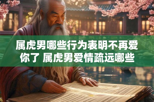 属虎男哪些行为表明不再爱你了 属虎男爱情疏远哪些行为痛彻心扉