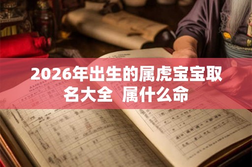 2026年出生的属虎宝宝取名大全  属什么命