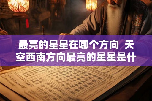 最亮的星星在哪个方向  天空西南方向最亮的星星是什么星