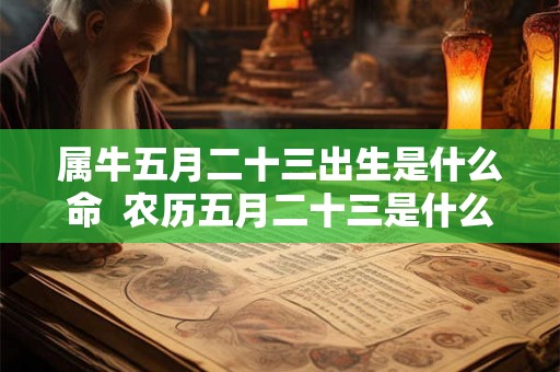 属牛五月二十三出生是什么命 农历五月二十三是什么命 属牛五月二十三出生是什么命 农历五月二十三是什么命