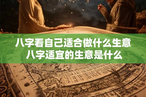 八字看自己适合做什么生意 八字适宜的生意是什么