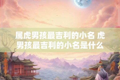 属虎男孩最吉利的小名 虎男孩最吉利的小名是什么 属虎男孩最吉利的小名 虎男孩最吉利的小名是什么