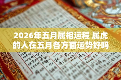2026年五月属相运程 属虎的人在五月各方面运势好吗