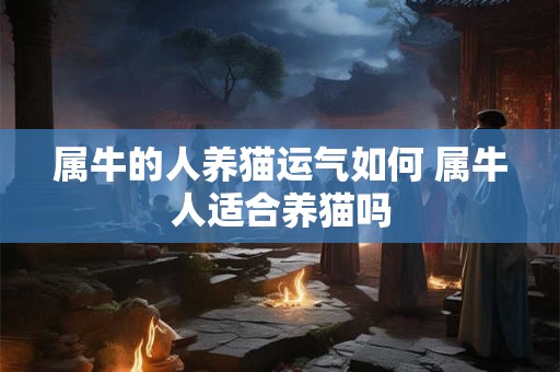 属牛的人养猫运气如何 属牛人适合养猫吗