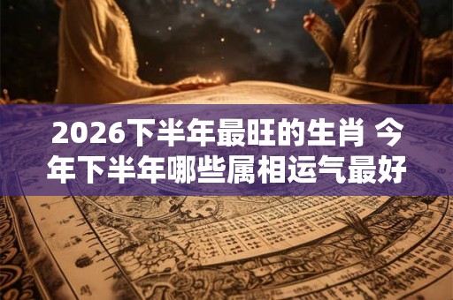 2026下半年最旺的生肖 今年下半年哪些属相运气最好