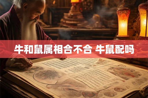 牛和鼠属相合不合 牛鼠配吗