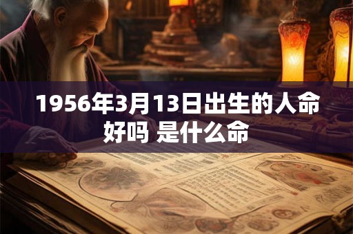 1956年3月13日出生的人命好吗 是什么命 1956年3月13日出生的人命好吗 是什么命