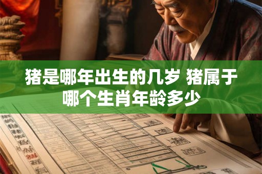 猪是哪年出生的几岁 猪属于哪个生肖年龄多少