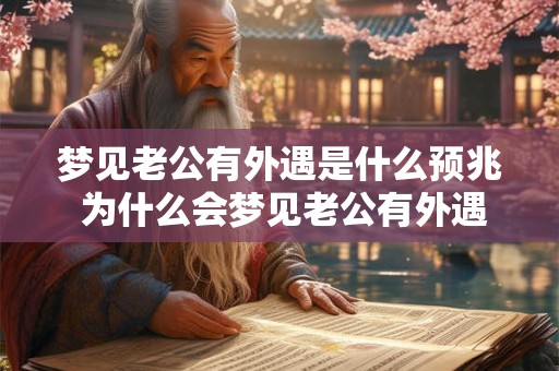 梦见老公有外遇是什么预兆 为什么会梦见老公有外遇有什么预兆或象征含义