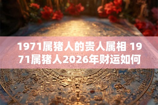 1971属猪人的贵人属相 1971属猪人2026年财运如何