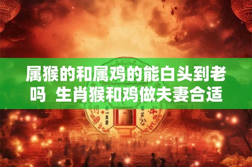 属猴的和属鸡的能白头到老吗 生肖猴和鸡做夫妻合适吗 属猴的和属鸡的能白头到老吗 生肖猴和鸡做夫妻合适吗