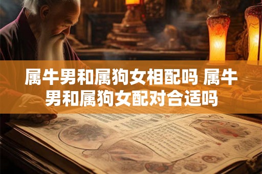 属牛男和属狗女相配吗 属牛男和属狗女配对合适吗