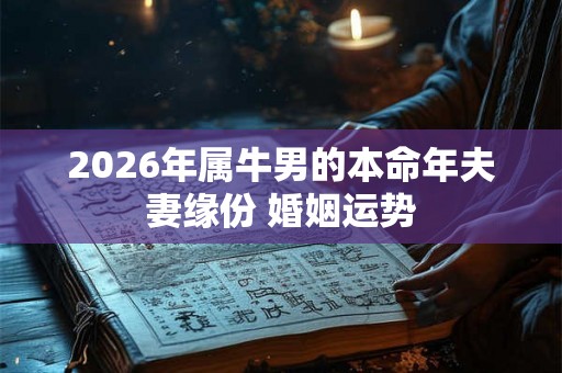 2026年属牛男的本命年夫妻缘份 婚姻运势 2026年属牛男的本命年夫妻缘份 婚姻运势