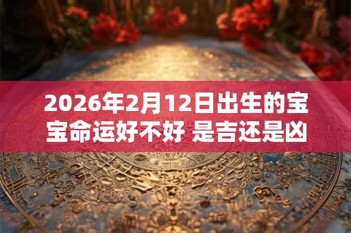 2026年2月12日出生的宝宝命运好不好 是吉还是凶 2026年2月12日出生的宝宝命运好不好 是吉还是凶