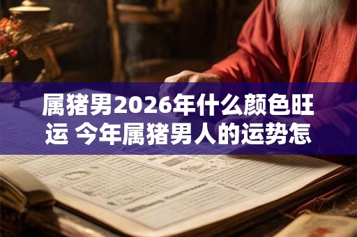 属猪男2026年什么颜色旺运 今年属猪男人的运势怎么样