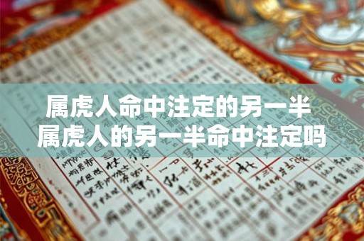 属虎人命中注定的另一半 属虎人的另一半命中注定吗