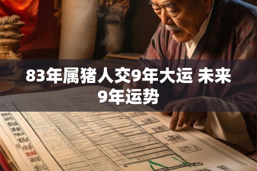 83年属猪人交9年大运 未来9年运势 83年属猪人交9年大运 未来9年运势