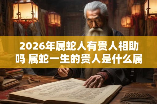 2026年属蛇人有贵人相助吗 属蛇一生的贵人是什么属相