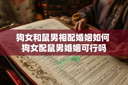 狗女和鼠男相配婚姻如何 狗女配鼠男婚姻可行吗