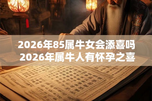 2026年85属牛女会添喜吗 2026年属牛人有怀孕之喜吗