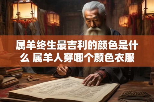 属羊终生最吉利的颜色是什么 属羊人穿哪个颜色衣服旺运