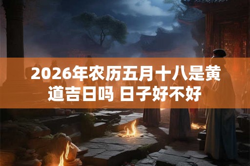 2026年农历五月十八是黄道吉日吗 日子好不好