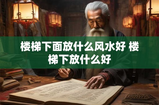 楼梯下面放什么风水好 楼梯下放什么好