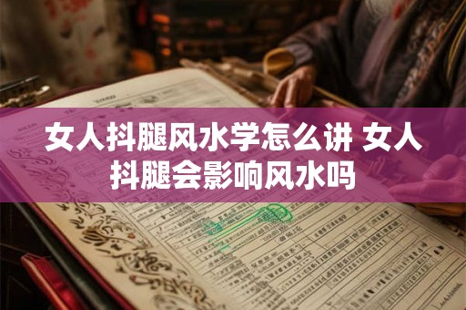 女人抖腿风水学怎么讲 女人抖腿会影响风水吗