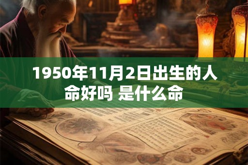1950年11月2日出生的人命好吗 是什么命