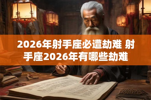 2026年射手座必遭劫难 射手座2026年有哪些劫难