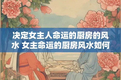 决定女主人命运的厨房的风水 女主命运的厨房风水如何 决定女主人命运的厨房的风水 女主命运的厨房风水如何