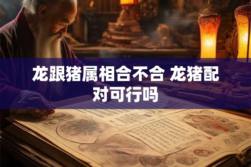 龙跟猪属相合不合 龙猪配对可行吗 龙跟猪属相合不合 龙猪配对可行吗