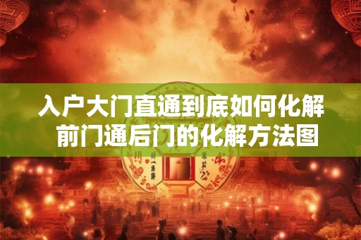 入户大门直通到底如何化解 前门通后门的化解方法图 入户大门直通到底如何化解 前门通后门的化解方法图