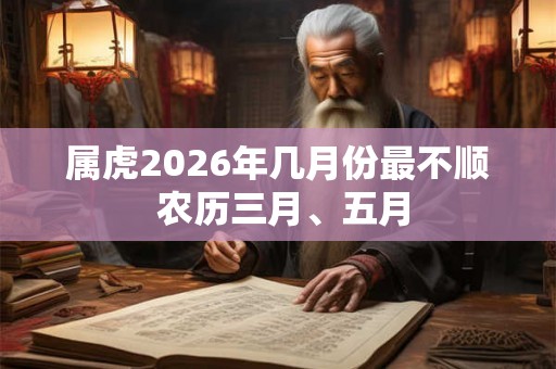 属虎2026年几月份最不顺 农历三月、五月 属虎2026年几月份最不顺 农历三月、五月