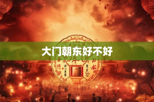 大门朝东好不好