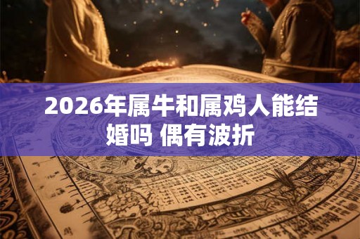 2026年属牛和属鸡人能结婚吗 偶有波折