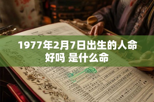 1977年2月7日出生的人命好吗 是什么命