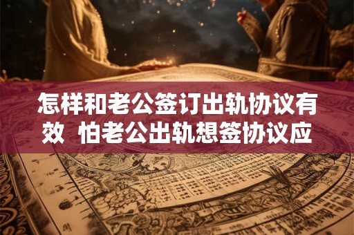 怎样和老公签订出轨协议有效 怕老公出轨想签协议应该怎么写 怎样和老公签订出轨协议有效 怕老公出轨想签协议应该怎么写
