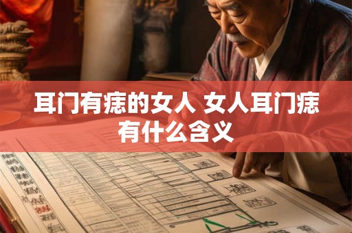 耳门有痣的女人 女人耳门痣有什么含义