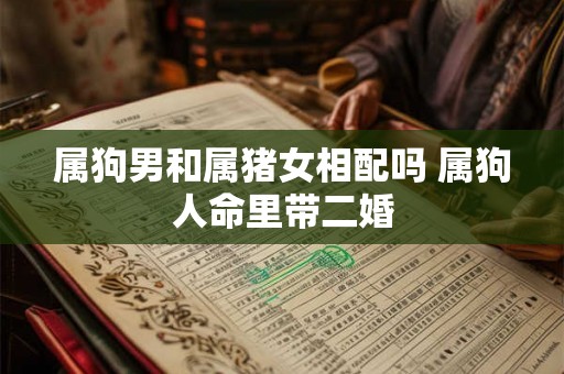 属狗男和属猪女相配吗 属狗人命里带二婚 属狗男和属猪女相配吗 属狗人命里带二婚