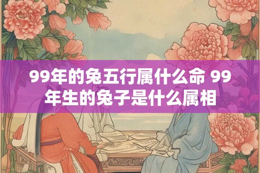99年的兔五行属什么命 99年生的兔子是什么属相 99年的兔五行属什么命 99年生的兔子是什么属相