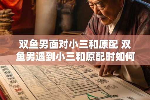 双鱼男面对小三和原配 双鱼男遇到小三和原配时如何做出决定