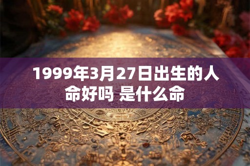 1999年3月27日出生的人命好吗 是什么命 1999年3月27日出生的人命好吗 是什么命