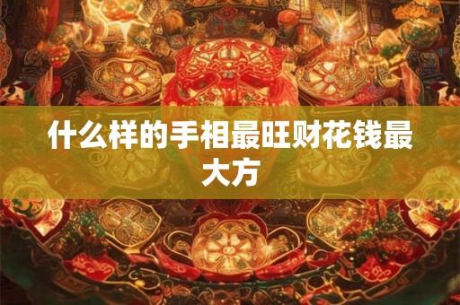 什么样的手相最旺财花钱最大方